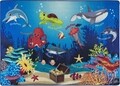 Covor Oceanarium - Blue, Confetti, 100x150 cm, poliamida, multicolor