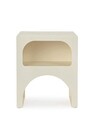 Noptiera Creamy, Bizzotto, 39.5x35x48.5 cm, MDF, alb