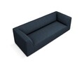 Canapea 3 locuri, Ruby, Micadoni Home, BL, 232x93x69 cm, poliester, albastru navy