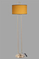 Lampadar, Stala, 846STL2968, Metal, Galben mustar