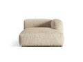 Sezlong modular living dreapta 1 loc, Martina-120, Micadoni Home, 176x123x75 cm, catifea, bej deschis