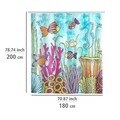 Perdea de dus, Wenko, Ocean Life, 180 x 200 cm, poliester, multicolor