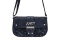 Geanta Juicy Couture 128, 26x6x15 cm, piele ecologica, albastru inchis