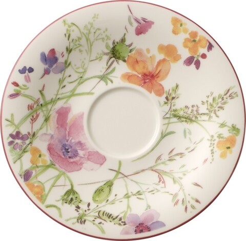 Farfurioara pentru ceasca Mariefleur Basic, Villeroy & Boch, 16 cm, portelan premium