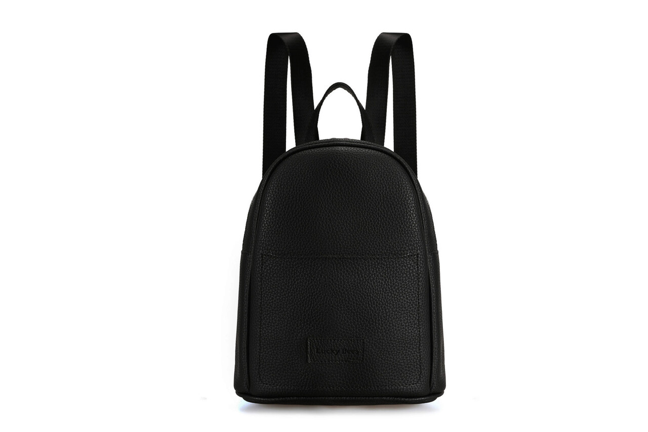 Rucsac, Lucky Bees, 528 Black, piele ecologica, negru - 1 | YEO