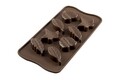 Forma de copt din silicon Nature, Silikomart Easy Choco, 8 forme, 5.1 x 2.3 cm