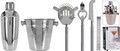 Set mix pentru bauturi Cocktail, 6 piese, inox