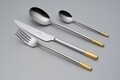 Set tacamuri 24 piese, Villeroy & Boch, Ella, inox 18/10, placat cu aur