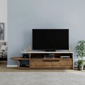 Comoda TV, Homitis, Lyra, 167x44.8x33 cm, Lagina / Hits