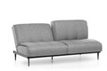 Canapea extensibila Anton Sofabed, Futon, 3 locuri, 190x130 cm, metal, gri