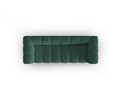 Canapea 3 locuri, Lupine, Micadoni Home, BL, 228x87x70 cm, poliester chenille, verde