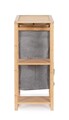 Cos de rufe cu rafturi din bambus Phillip, Bizzotto, 46.5x30x70 cm, bambus/MDF, natural