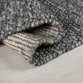 Covor Minerals Dark Grey, Flair Rugs, 60x230 cm, lana/poliester, gri inchis