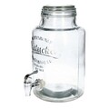 Dozator pentru bauturi Freya, Homla, 6 L, sticla/inox, transparent/argintiu