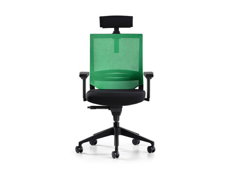 Scaun de birou, Bürotime, CZY-CHR-A001136, Cm, Verde / Negru