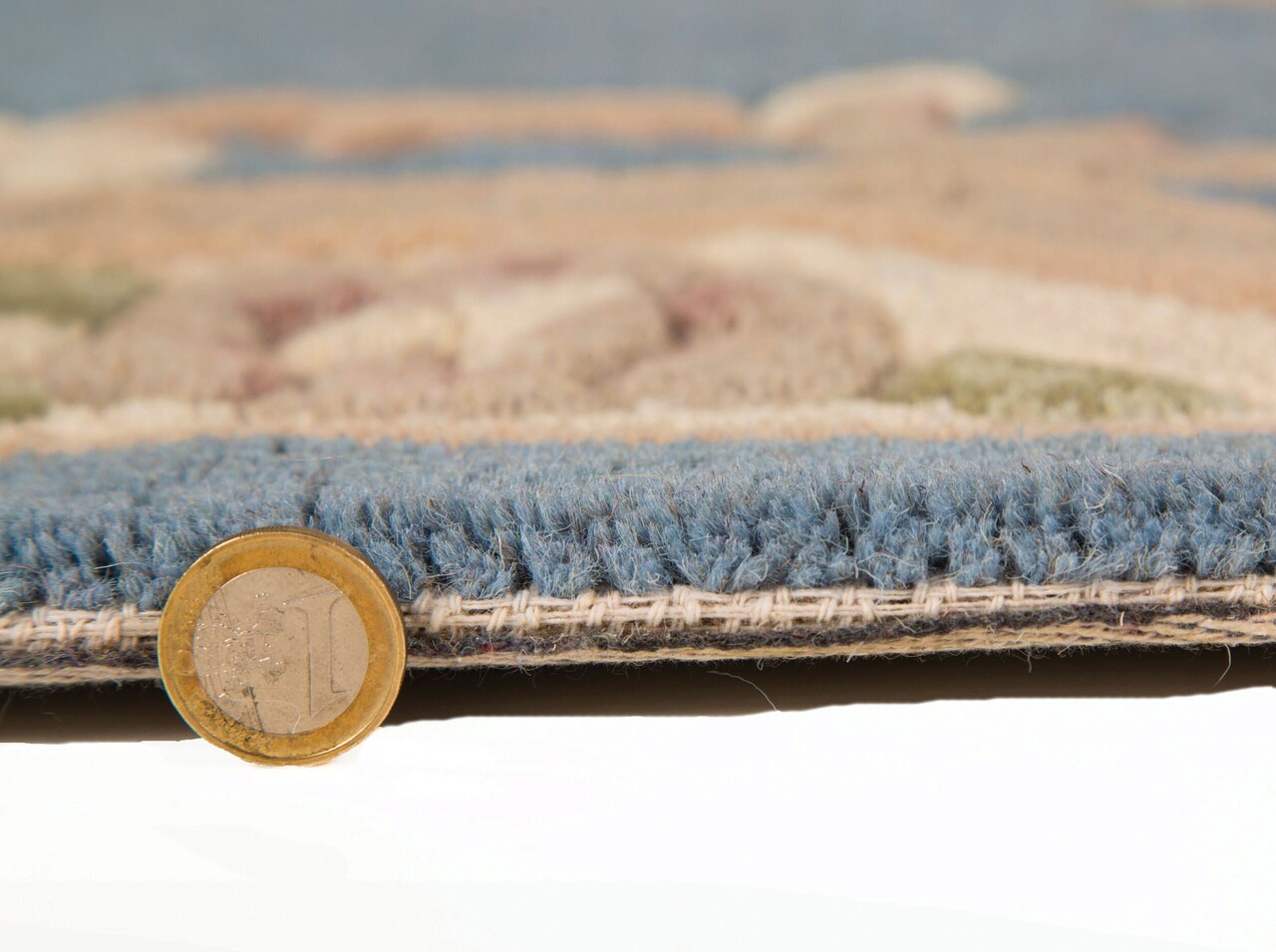 Covor Aubusson Blue, Flair Rugs, 150x240 cm, lana, albastru