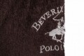 Halat de baie unisex, Beverly Hills Polo Club, 100% bumbac, XS/S, Brown