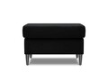 Taburet, Moghan, Micadoni Home, BL, 70x70x45 cm, catifea, negru