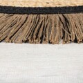 Covor Kahana Black, Flair Rugs, D180 cm, iuta/poliester, negru