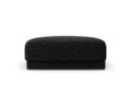 Taburet, Miley, Micadoni Home, BL, 85x85x42 cm, poliester chenille, negru