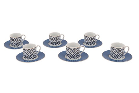 Set de cafea Kutahya Porselen, RU12KT4309737, 12 piese, portelan