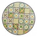 Masa pentru gradina, Naxos Round, Bizzotto, Ø60x75 cm, otel/ceramica