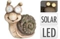 Lampa solara de gradina Snail, H35 cm