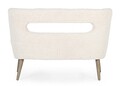 Canapea 2 locuri, Cortina, Bizzotto, 115x68x78 cm, lemn de pin/poliester