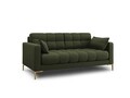 Canapea 2 locuri, Mamaia, Micadoni Home, GL, 152x92x75 cm, tesatura tip twill, verde