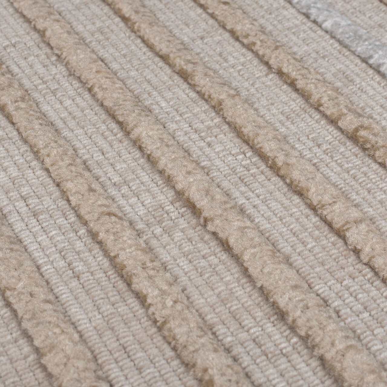 Covor Elton Stripe Wash Beige, Flair Rugs, 60x240 cm, polipropilena/poliester, bej