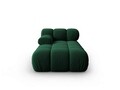 Sezlong living stanga 1 loc, Bellis, Micadoni Home, BL, 157x97x62 cm, catifea, verde bottle