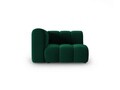 Modul canapea stanga 1 loc, Lupine, Micadoni Home, BL, 114x87x70 cm, catifea, verde bottle