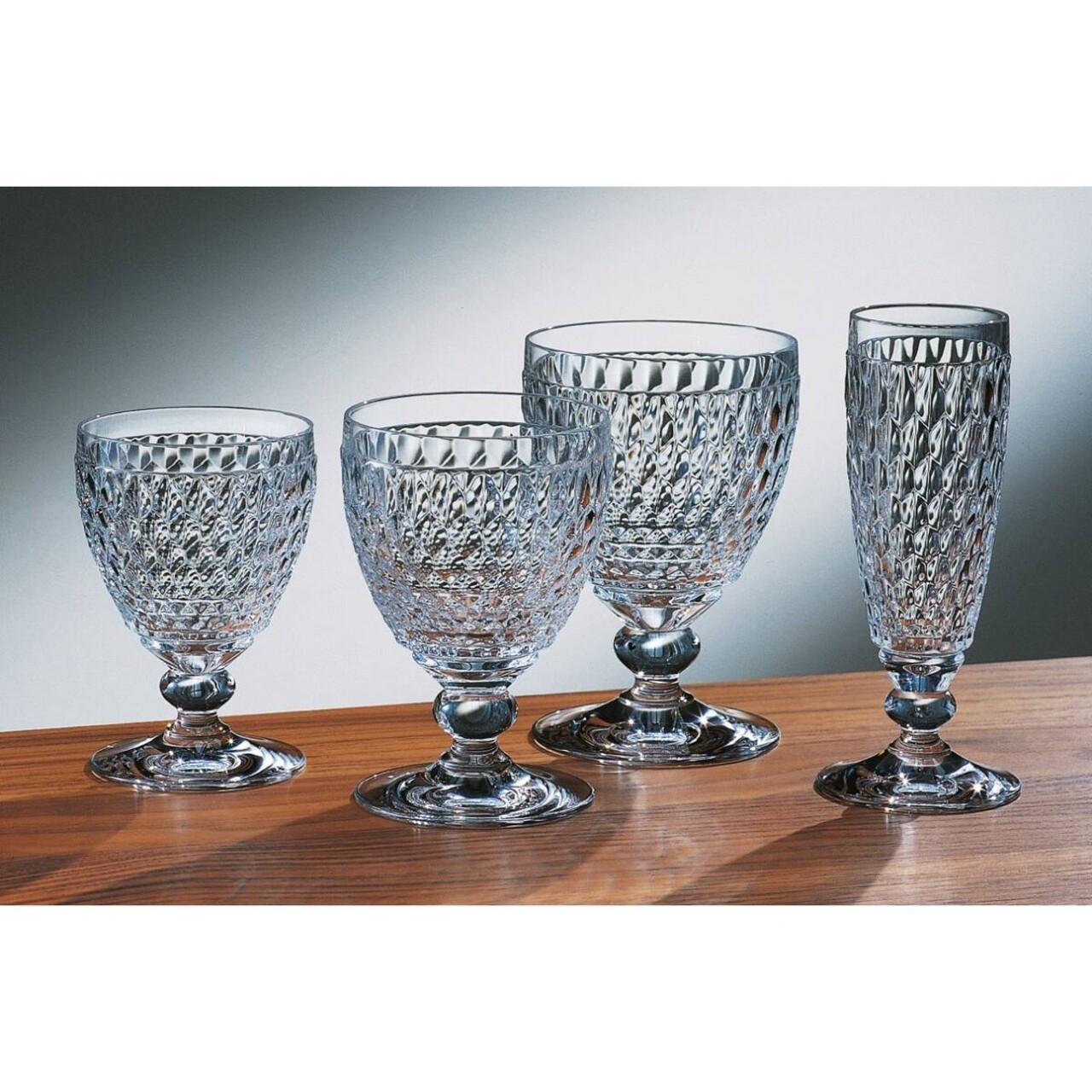 Set 4 pahare de sampanie, Villeroy & Boch, Boston, 145 ml, sticla cristal, transparent - 2 | YEO