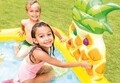 Piscina gonflabila pentru copii Fruit Intex, 493 L, 244x191x91 cm, polivinil, multicolor