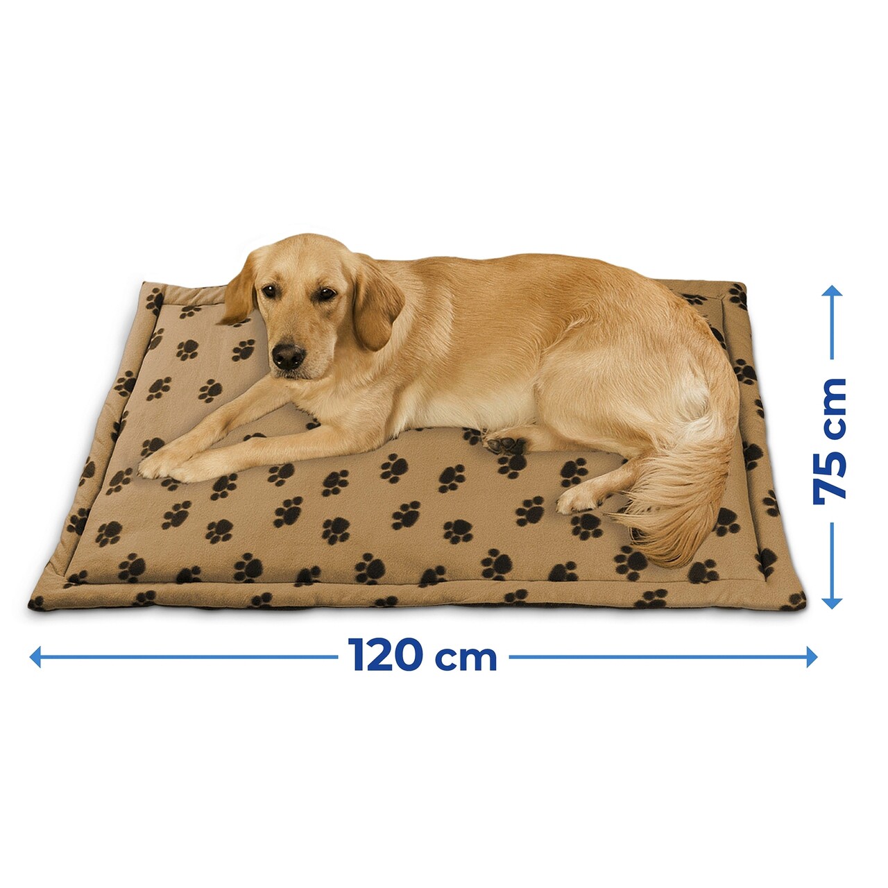 Patura pentru animale de companie Maximex, Pet, 120x75x1.5 cm, bumbac, multicolor