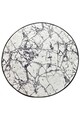 Covoras de baie Marble, Chilai, Ø100 cm, multicolor