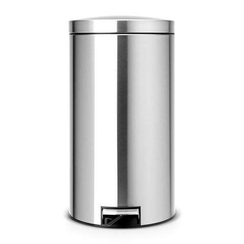 Cos de gunoi cu pedala, Brabantia, 424205, 45 L, inox, argintiu