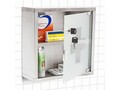 Dulap depozitare medicamente, 30x30x12 cm, inox