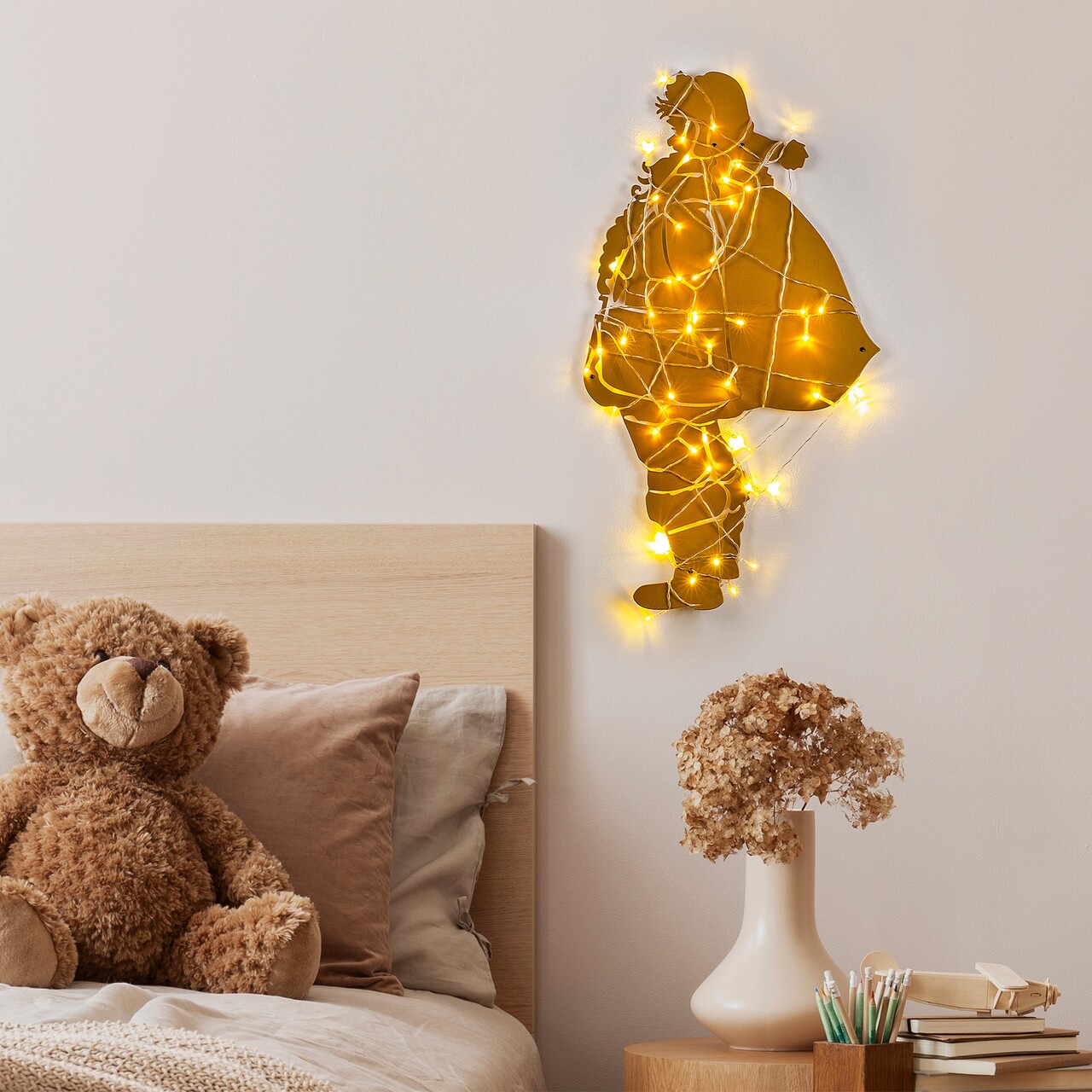 Decoratiune de luminoasa XMASGOLD-005, Tanelorn, 37x68 cm, metal, auriu - 1 | YEO