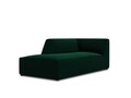 Sezlong living stanga 1 loc, Ruby, Micadoni Home, BL, 180x93x69 cm, catifea, verde bottle