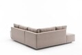 Coltar extensibil pe stanga Manama, Balcab Home, 280x206x85 cm, lemn, crem