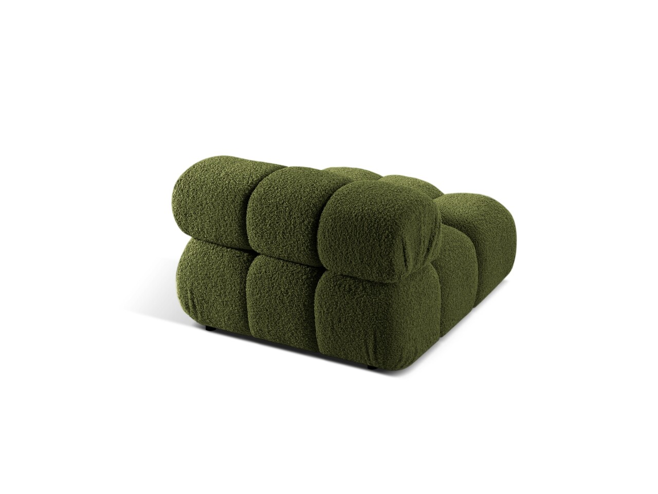 Modul pentru canapea modulara, 1 loc, Bellis-213, Micadoni Home, 94x94x70 cm, tesatura boucle, verde - 1 | YEO