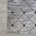 Covor, Hera 4586A, 120x170 cm, Acril, Alb/Negru