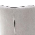 Scaun Colin, Homla, 63x51x88 cm, metal/textil, gri deschis