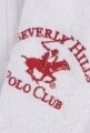 Halat de baie unisex, Beverly Hills Polo Club, 100% bumbac, L/XL, White/Red