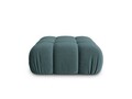 Taburet, Bellis, Micadoni Home, BL, 94x94x39 cm, catifea, albastru petrol