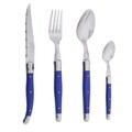 Set tacamuri 24 piese Laguiole Paris, Jean Dubost, inox, albastru