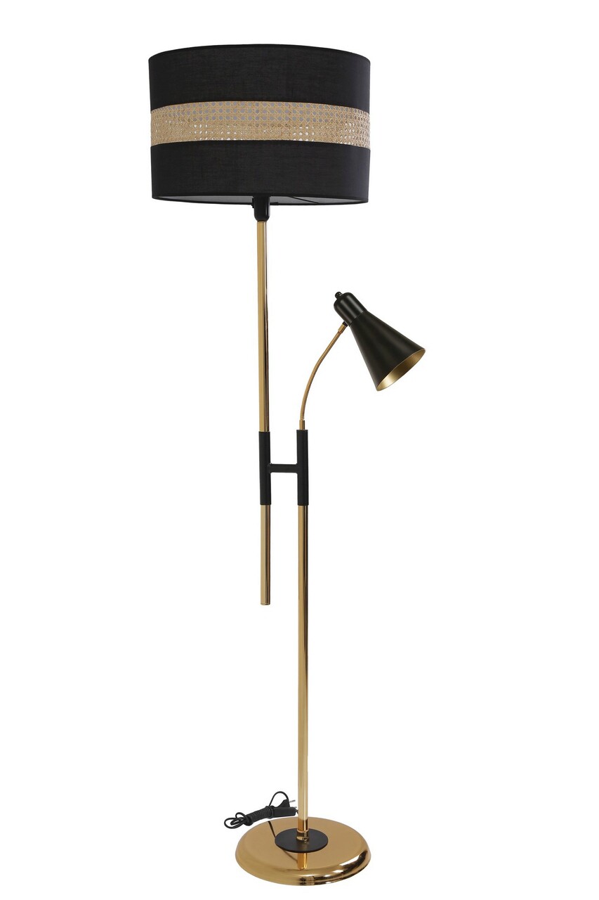 Lampadar, Stala, 846STL3604, Metal, Auriu