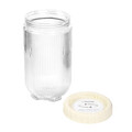 Recipient cu capac pentru depozitare Tenzo, Homla, 900 ml, sticla/plastic, transparent/crem