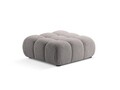 Taburet, Bellis-213, Micadoni Home, 94x94x43 cm, tesatura boucle, gri deschis